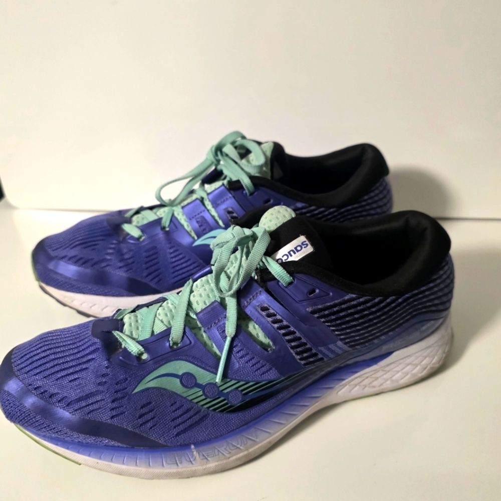 Saucony Everun Ride ISO Sneakers Purple Womens 10.5